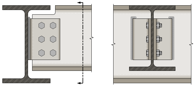 Double-Angle Connection Drawing
